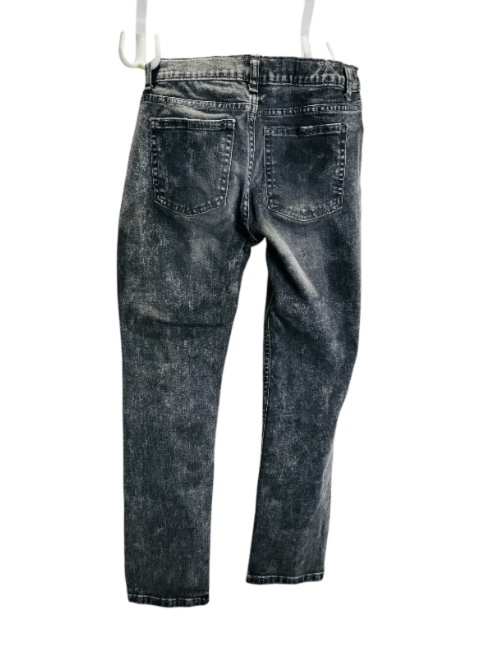 Wonder Nation EUC Junior Slim Straight Distressed Black Jeans - Picture 4 of 9